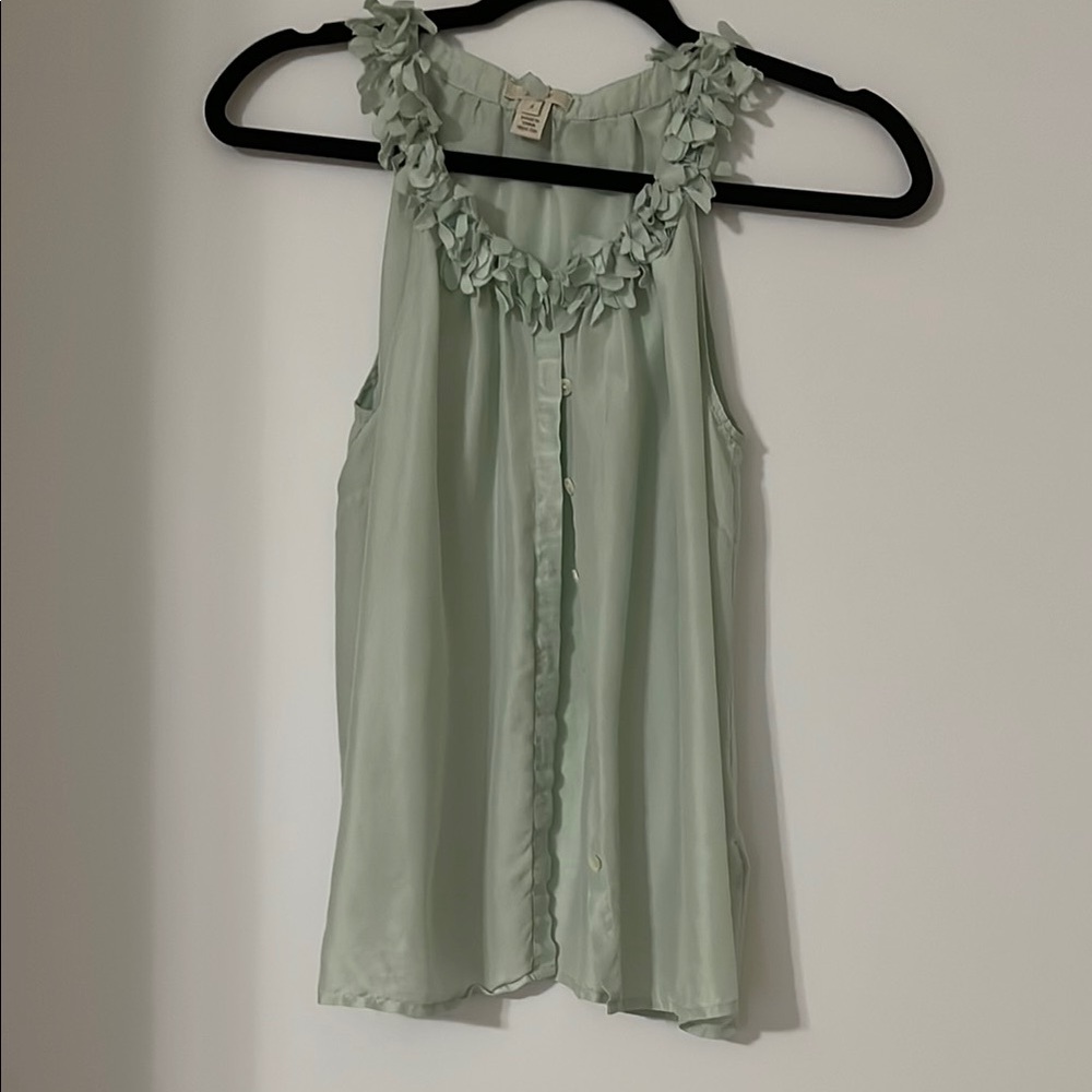 Mint Green Sleeveless Top